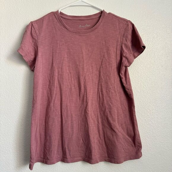 Marine Layer Rose Mauve T Shirt - Picture 1 of 4